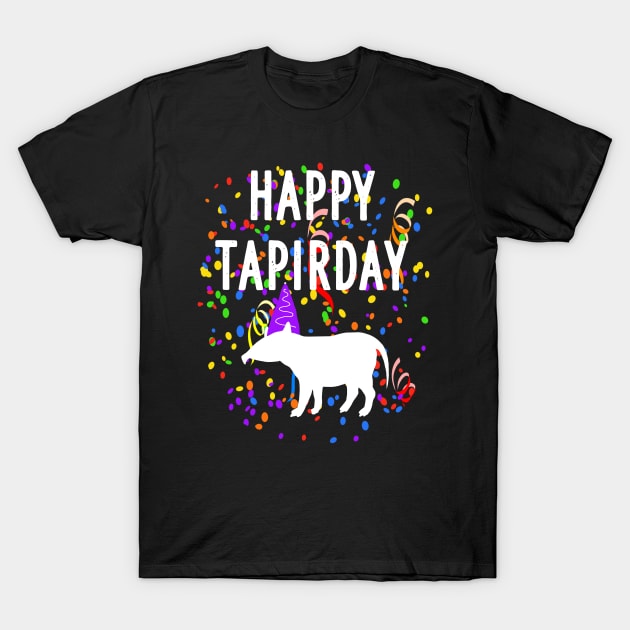 Tapirday zodiac sign April 27th Odd-toed ungulate motif T-Shirt by FindYourFavouriteDesign